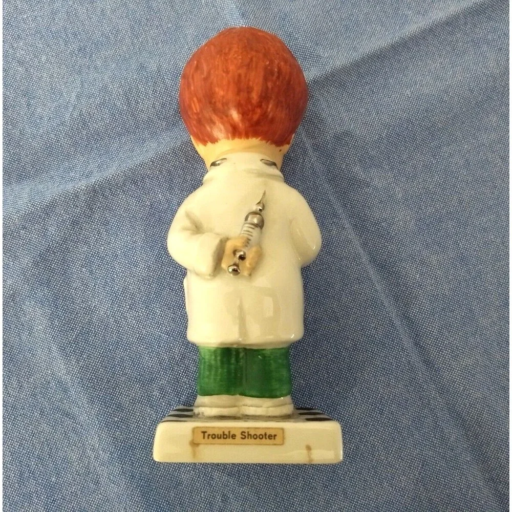 Goebel Charlot Byj REDHEAD‎ Doctor TROUBLE SHOOTER Figurine #67 TMK4 Germany VTG